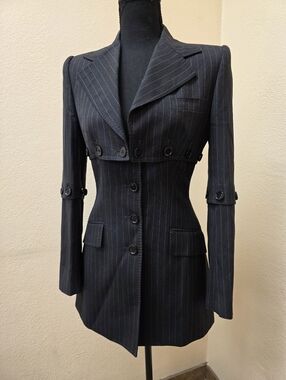 Dolce Gabbana Button Jacket Suit Set Multi Wear